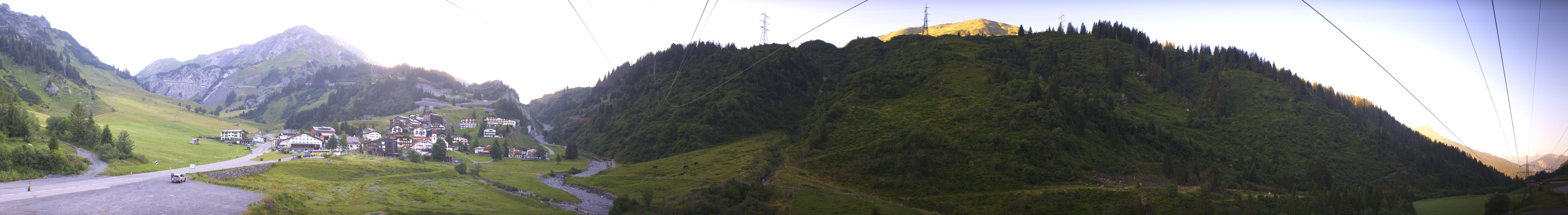 Archiv Foto Webcam Ski Arlberg: Stuben Ortsblick