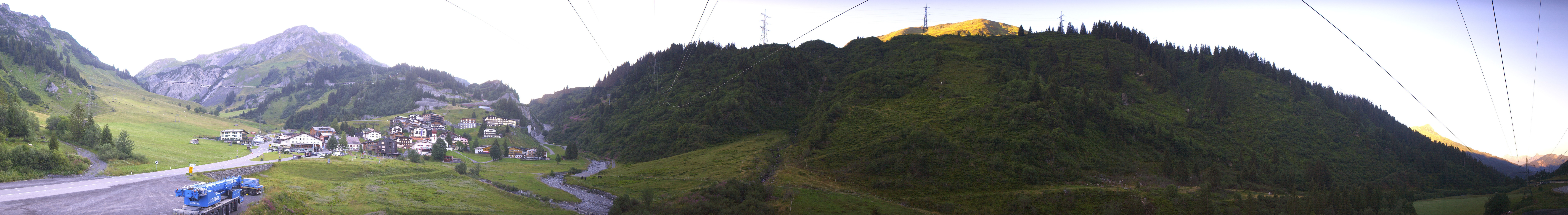 Archived image Webcam Ski Arlberg: Town of Stuben