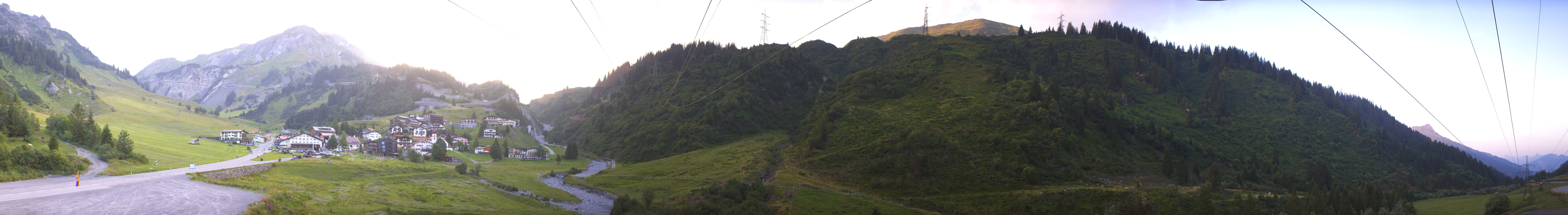 Archived image Webcam Ski Arlberg: Town of Stuben