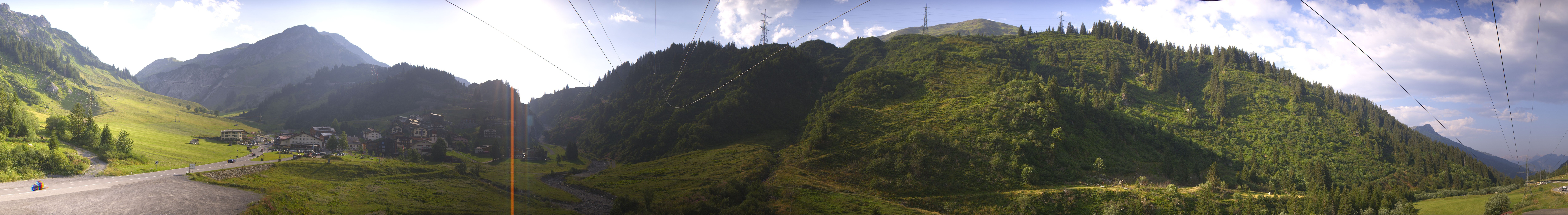 Archiv Foto Webcam Ski Arlberg: Stuben Ortsblick