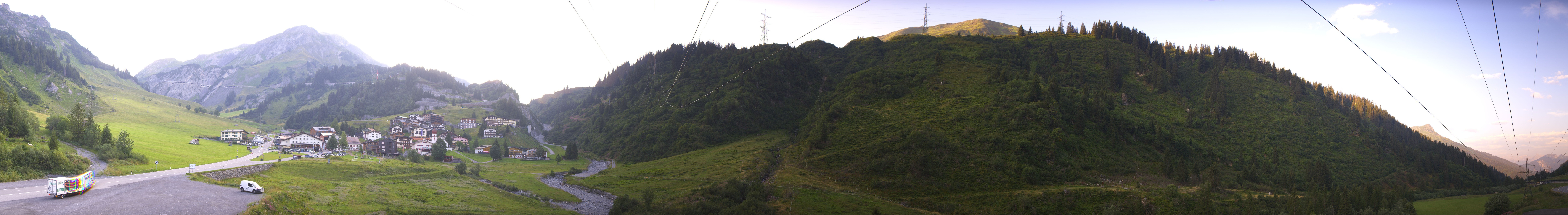Archived image Webcam Ski Arlberg: Town of Stuben