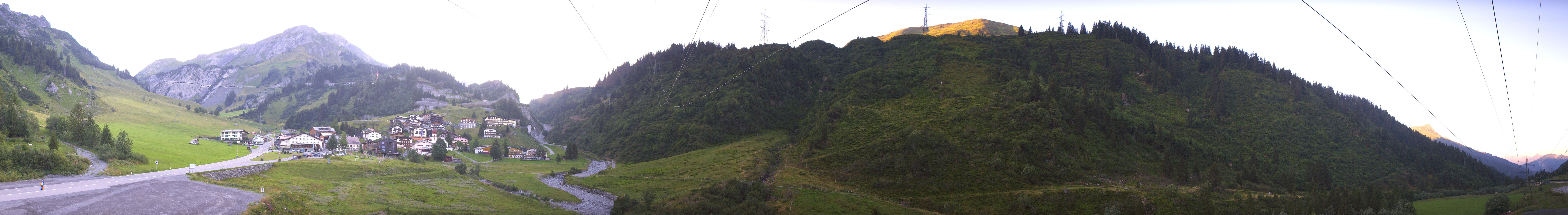 Archived image Webcam Ski Arlberg: Town of Stuben