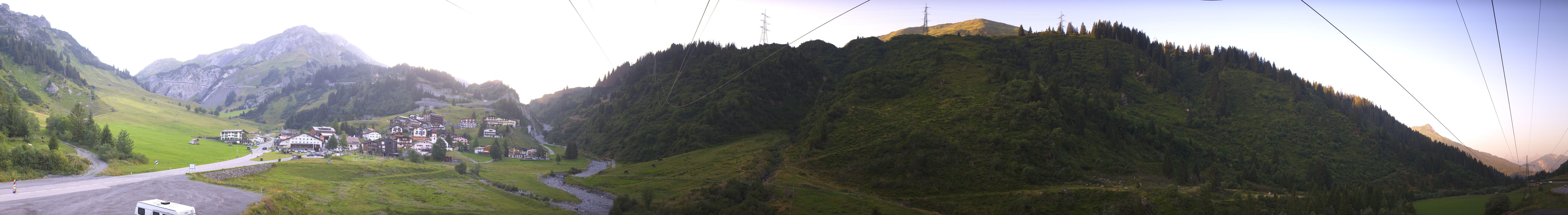 Archiv Foto Webcam Ski Arlberg: Stuben Ortsblick