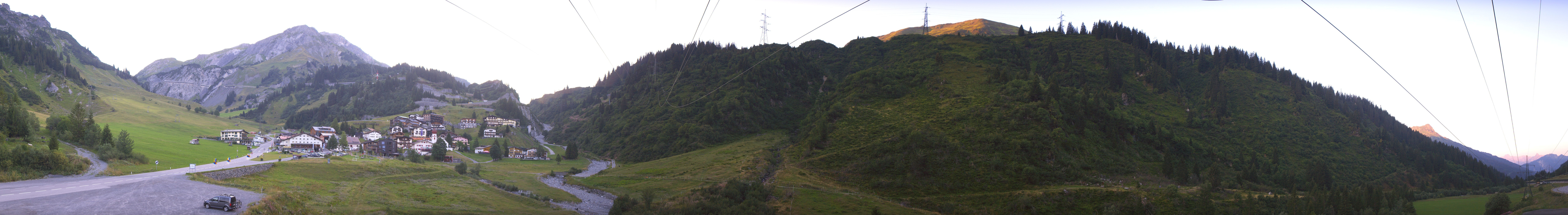 Archiv Foto Webcam Ski Arlberg: Stuben Ortsblick