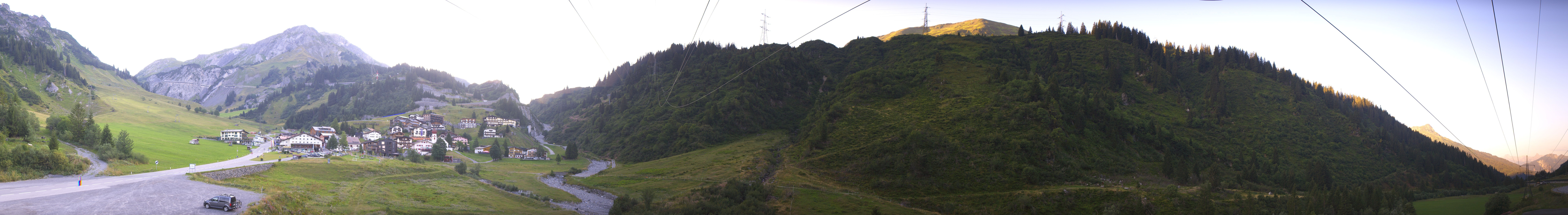 Archiv Foto Webcam Ski Arlberg: Stuben Ortsblick