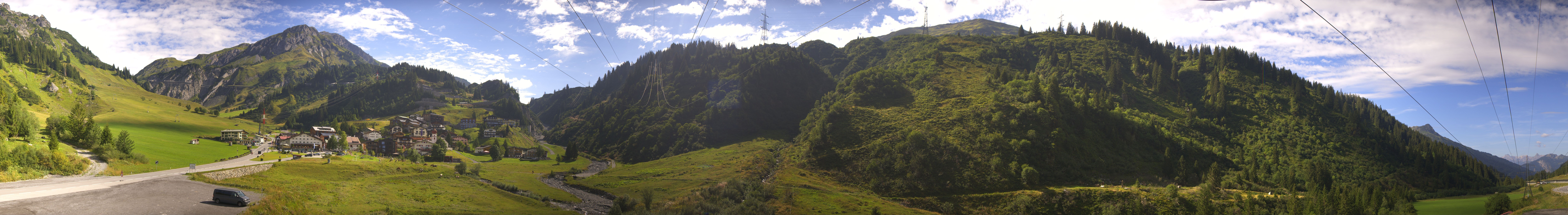 Archived image Webcam Ski Arlberg: Town of Stuben