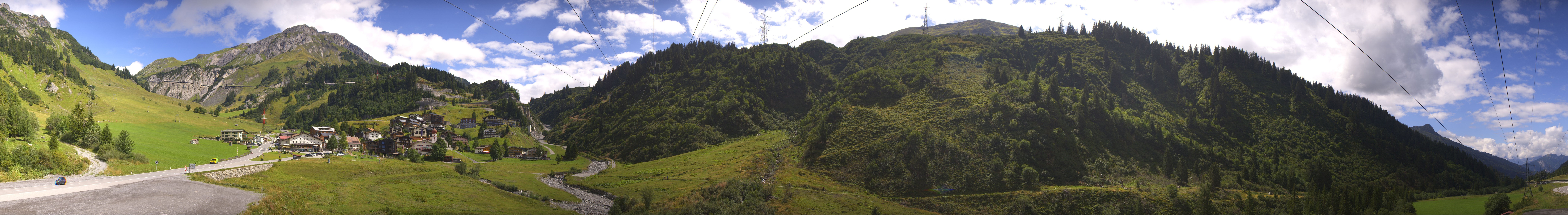 Archived image Webcam Ski Arlberg: Town of Stuben