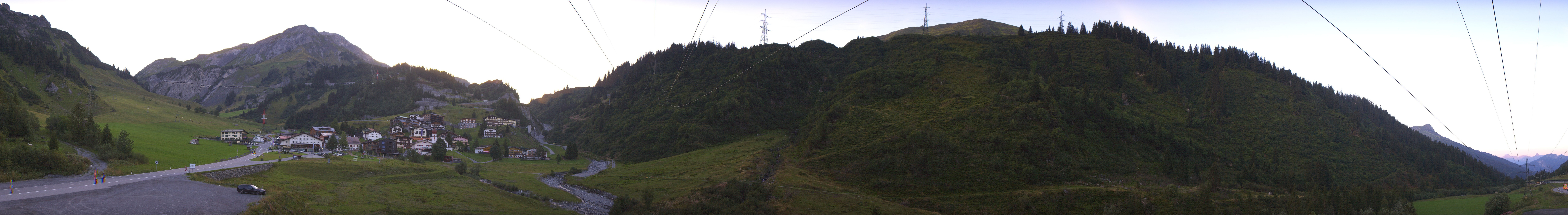 Archived image Webcam Ski Arlberg: Town of Stuben