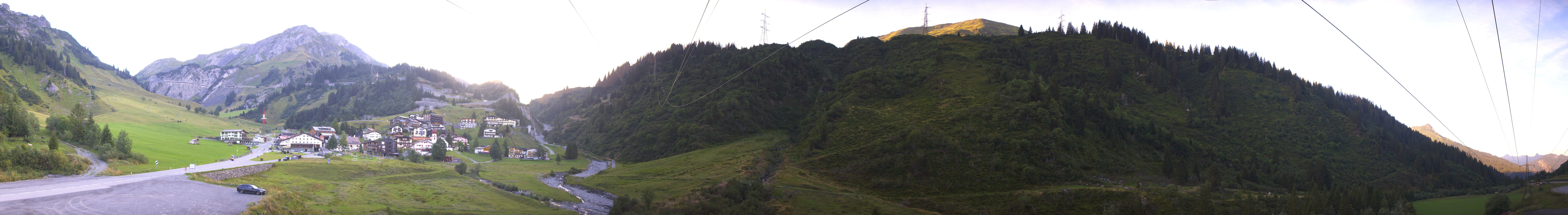 Archived image Webcam Ski Arlberg: Town of Stuben
