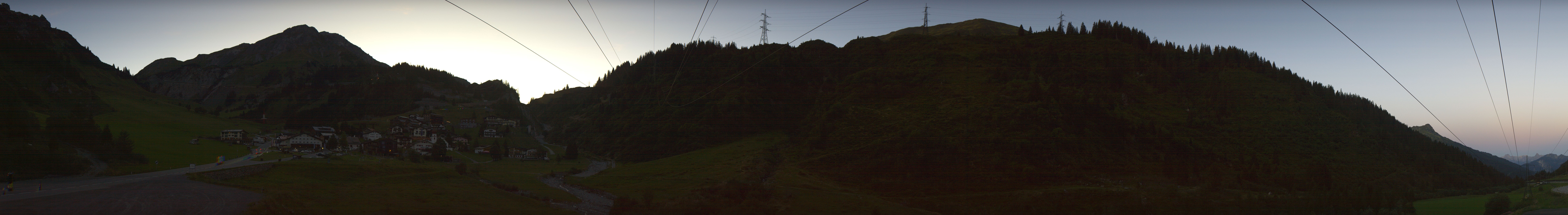 Archived image Webcam Ski Arlberg: Town of Stuben