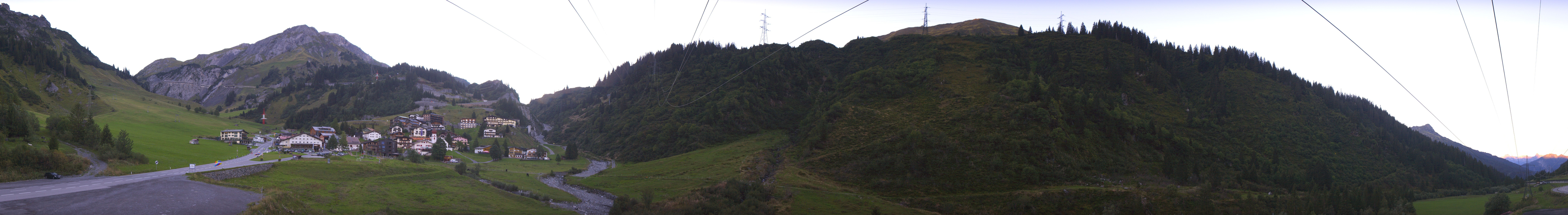 Archived image Webcam Ski Arlberg: Town of Stuben