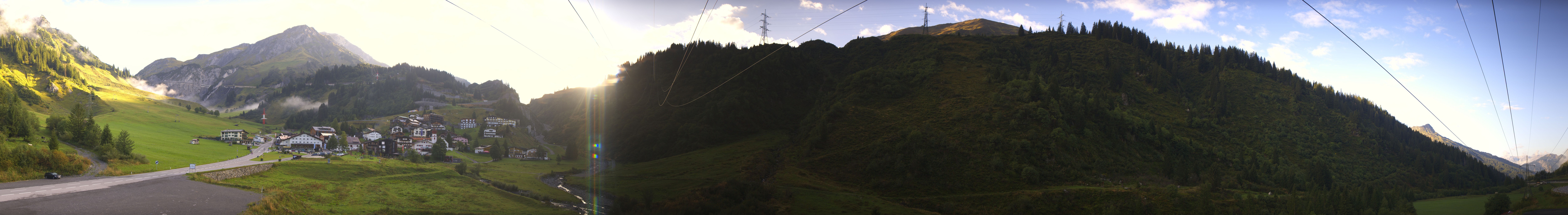 Archiv Foto Webcam Ski Arlberg: Stuben Ortsblick