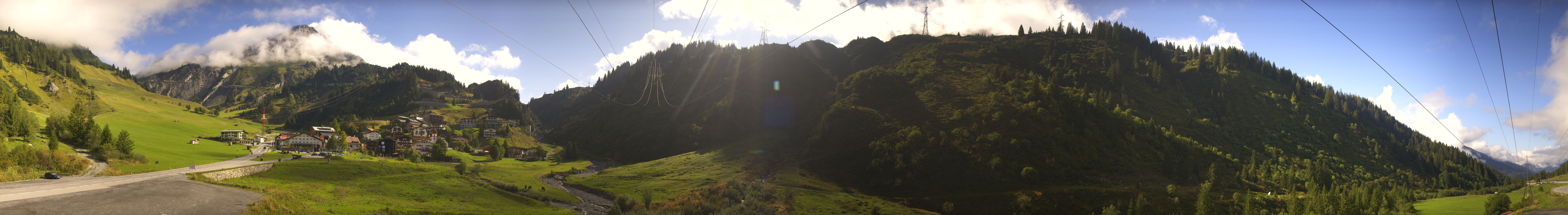 Archiv Foto Webcam Ski Arlberg: Stuben Ortsblick