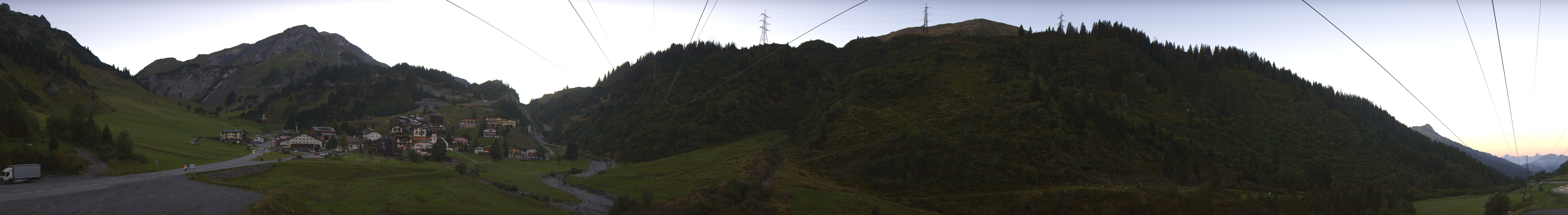 Archiv Foto Webcam Ski Arlberg: Stuben Ortsblick