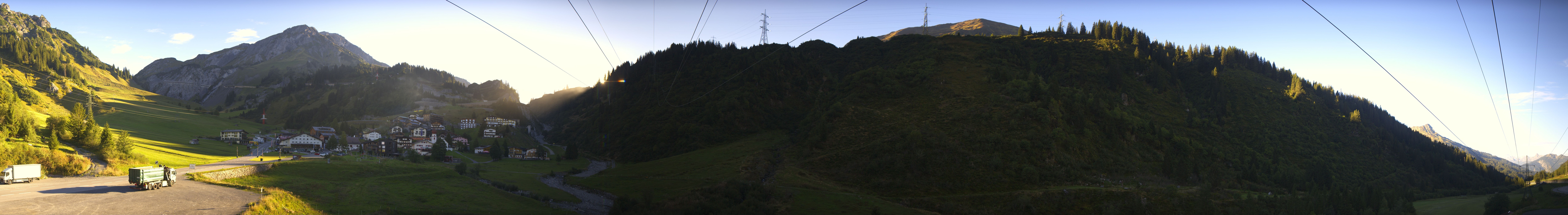 Archiv Foto Webcam Ski Arlberg: Stuben Ortsblick