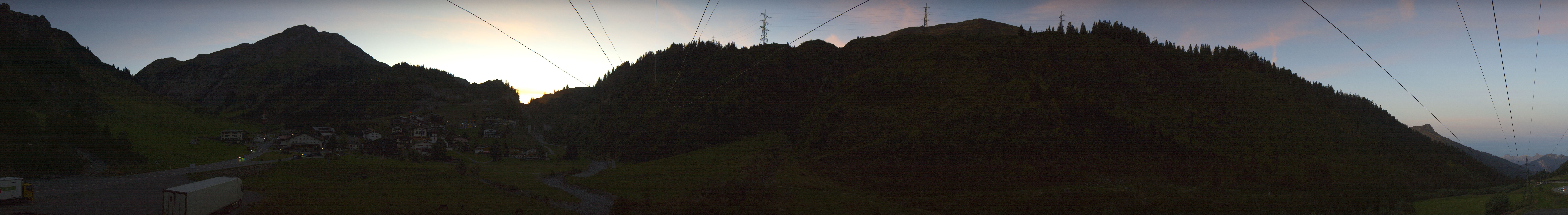 Archived image Webcam Ski Arlberg: Town of Stuben