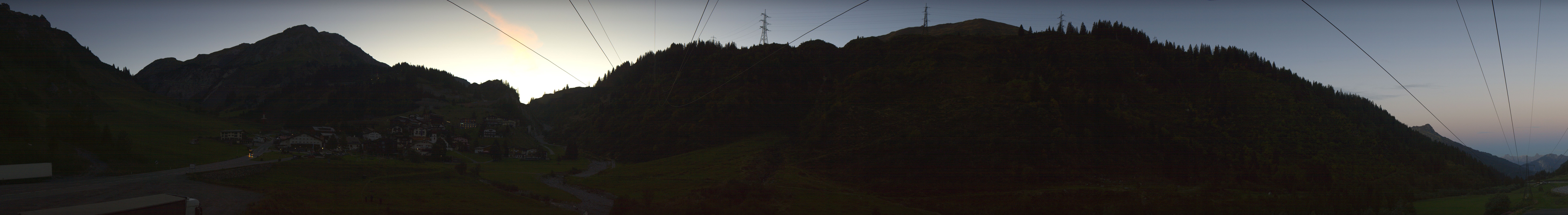 Archiv Foto Webcam Ski Arlberg: Stuben Ortsblick