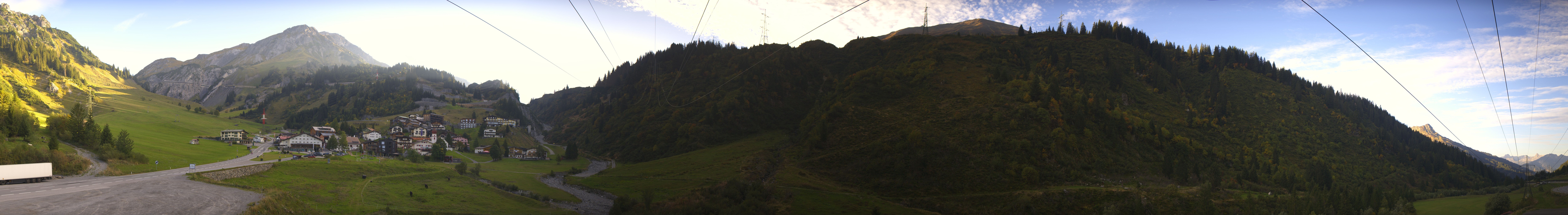 Archiv Foto Webcam Ski Arlberg: Stuben Ortsblick