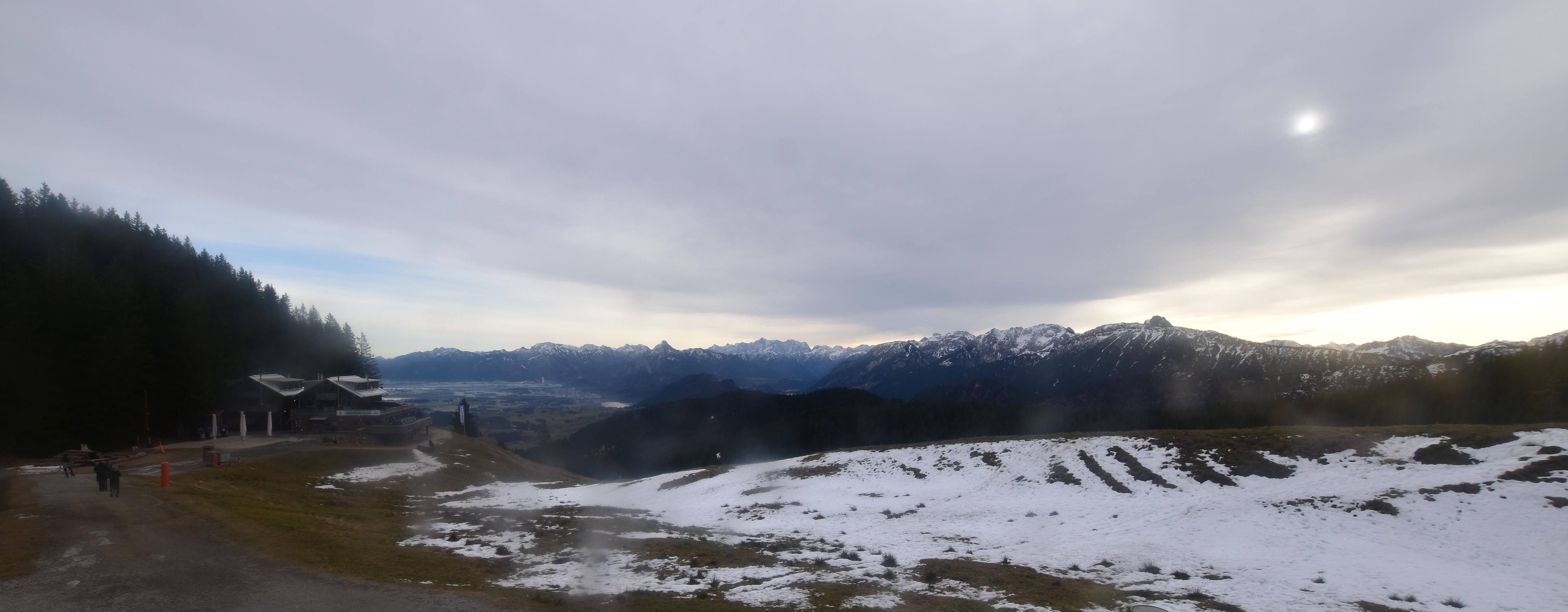 Archiv Foto Webcam Alpspitzbahn Nesselwang: Sportheim Böck