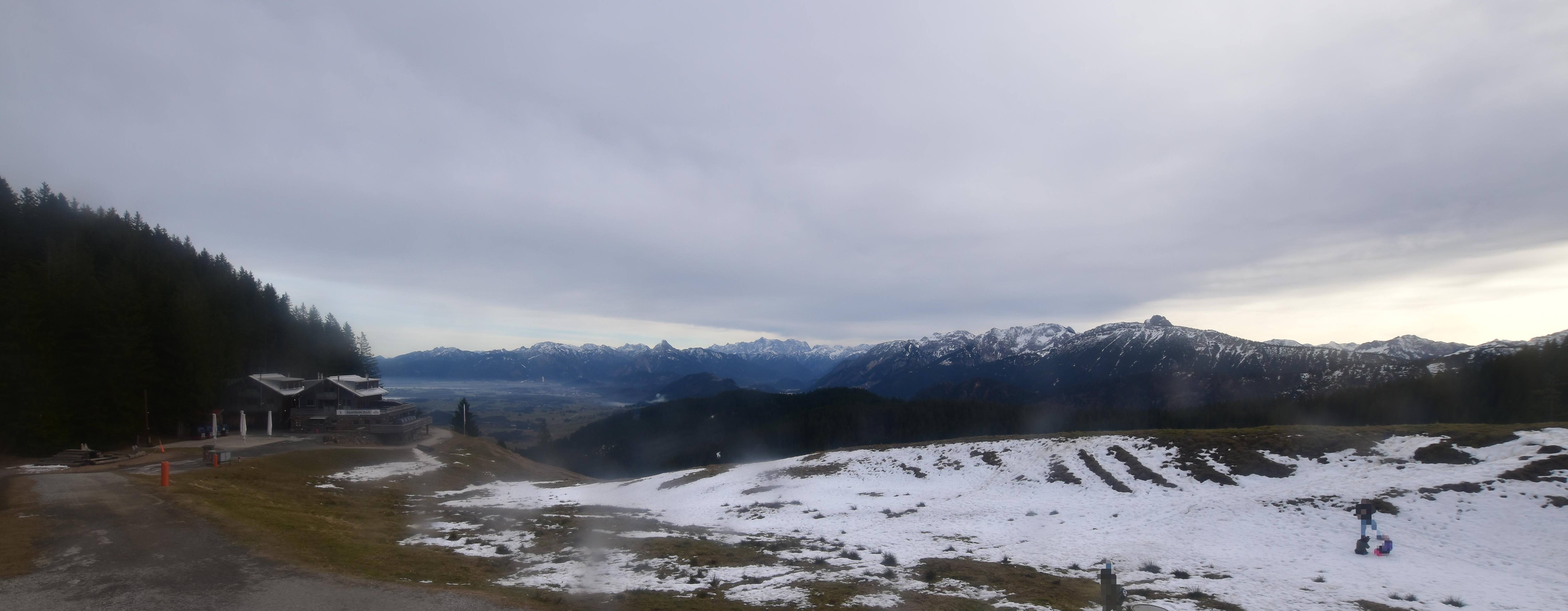 Archiv Foto Webcam Alpspitzbahn Nesselwang: Sportheim Böck