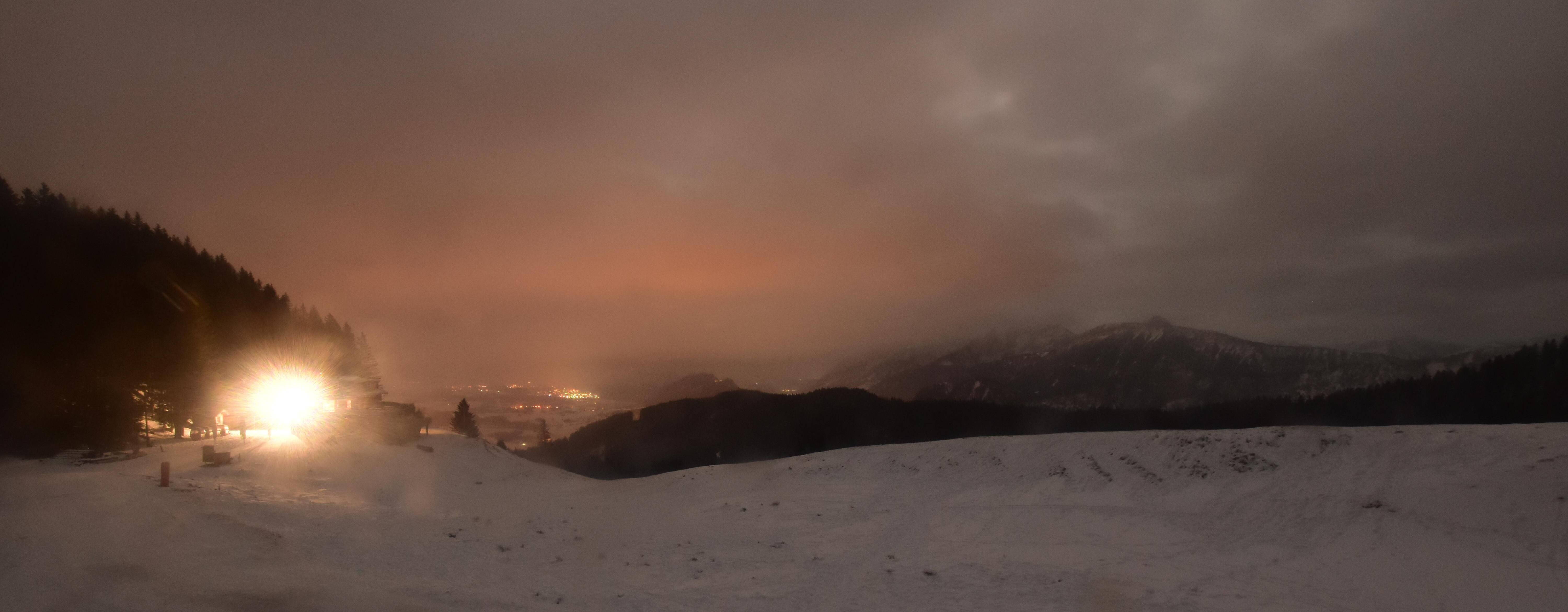 Archiv Foto Webcam Alpspitzbahn Nesselwang: Sportheim Böck