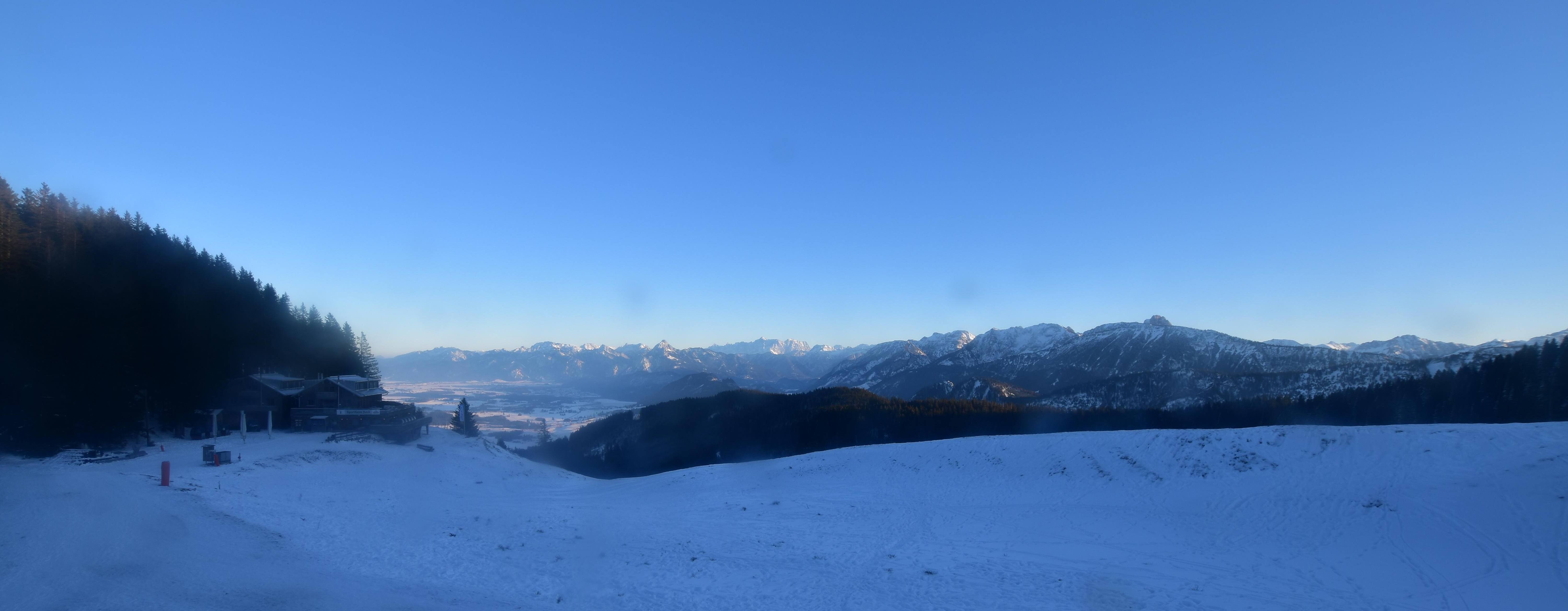 Archiv Foto Webcam Alpspitzbahn Nesselwang: Sportheim Böck