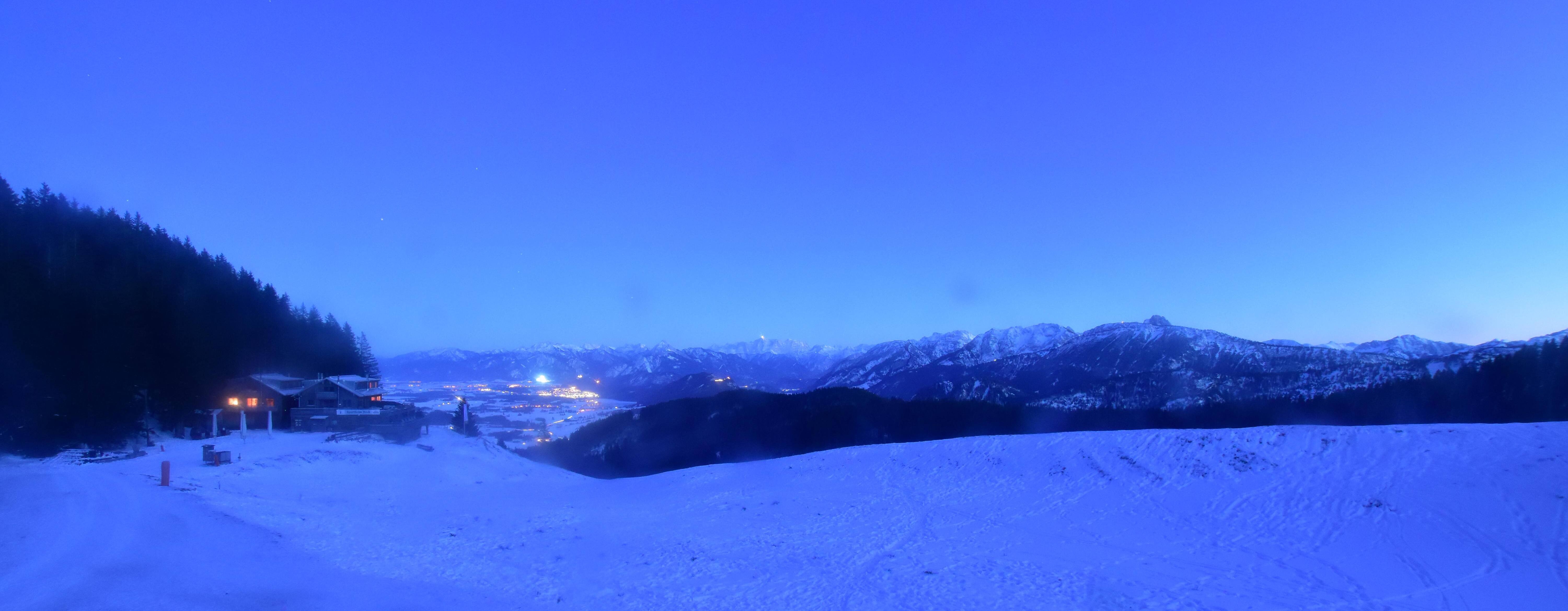Archiv Foto Webcam Alpspitzbahn Nesselwang: Sportheim Böck