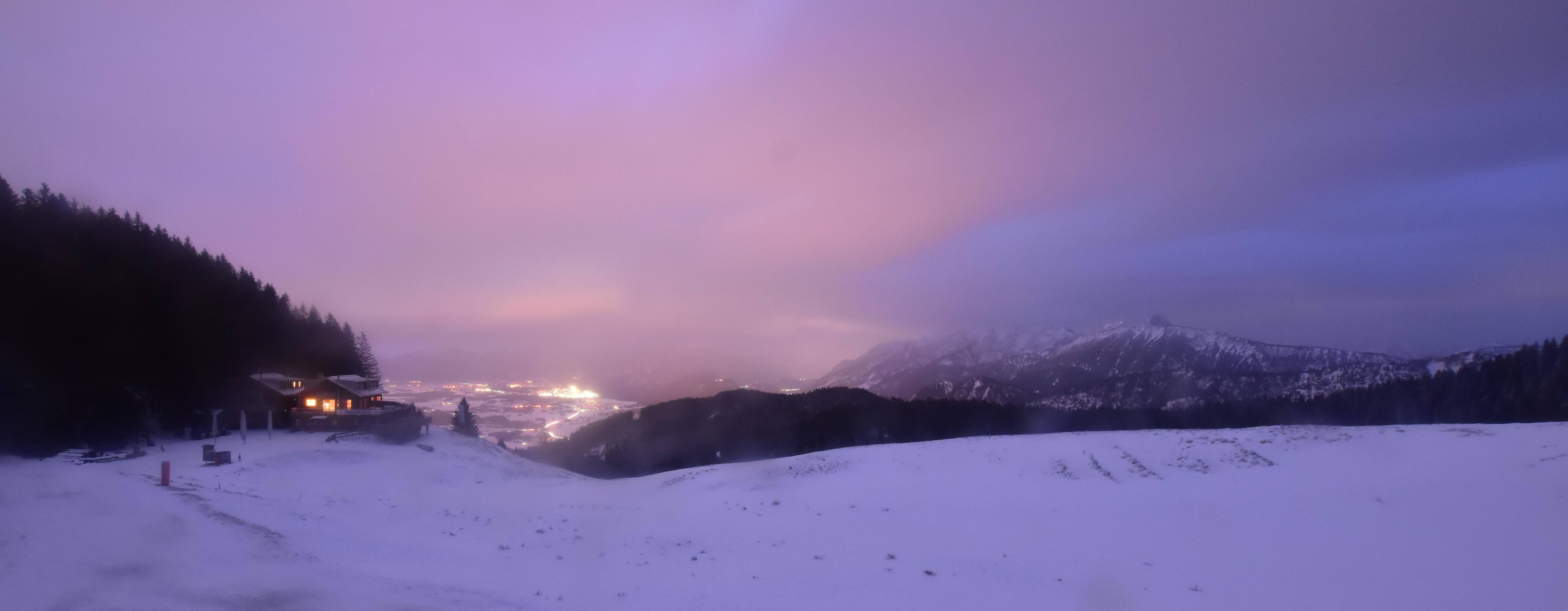 Archiv Foto Webcam Alpspitzbahn Nesselwang: Sportheim Böck