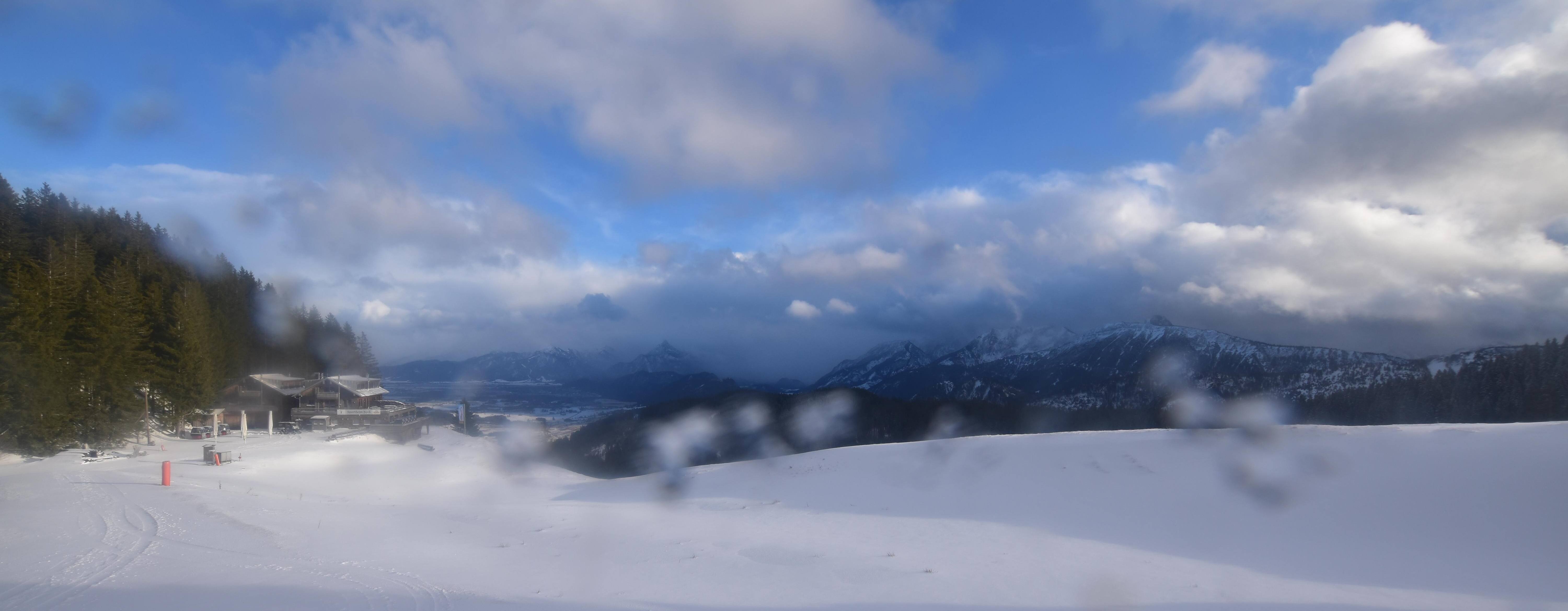 Archiv Foto Webcam Alpspitzbahn Nesselwang: Sportheim Böck