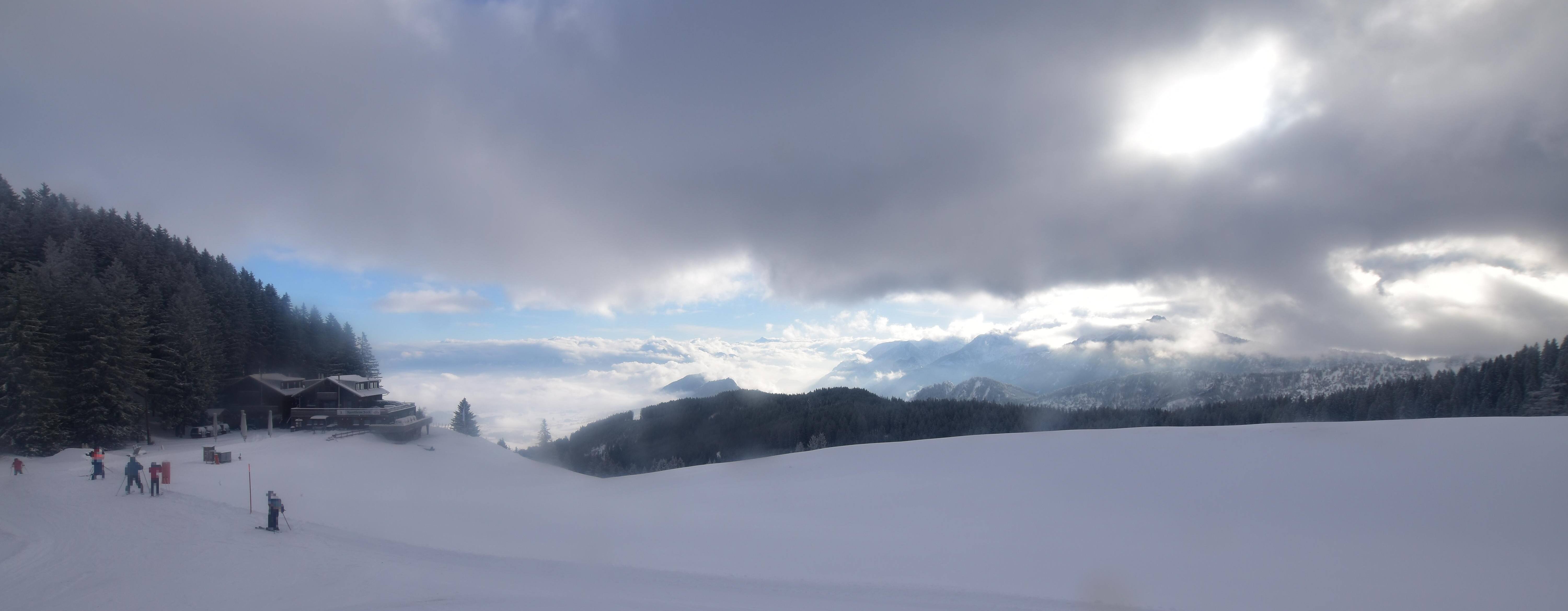 Archiv Foto Webcam Alpspitzbahn Nesselwang: Sportheim Böck