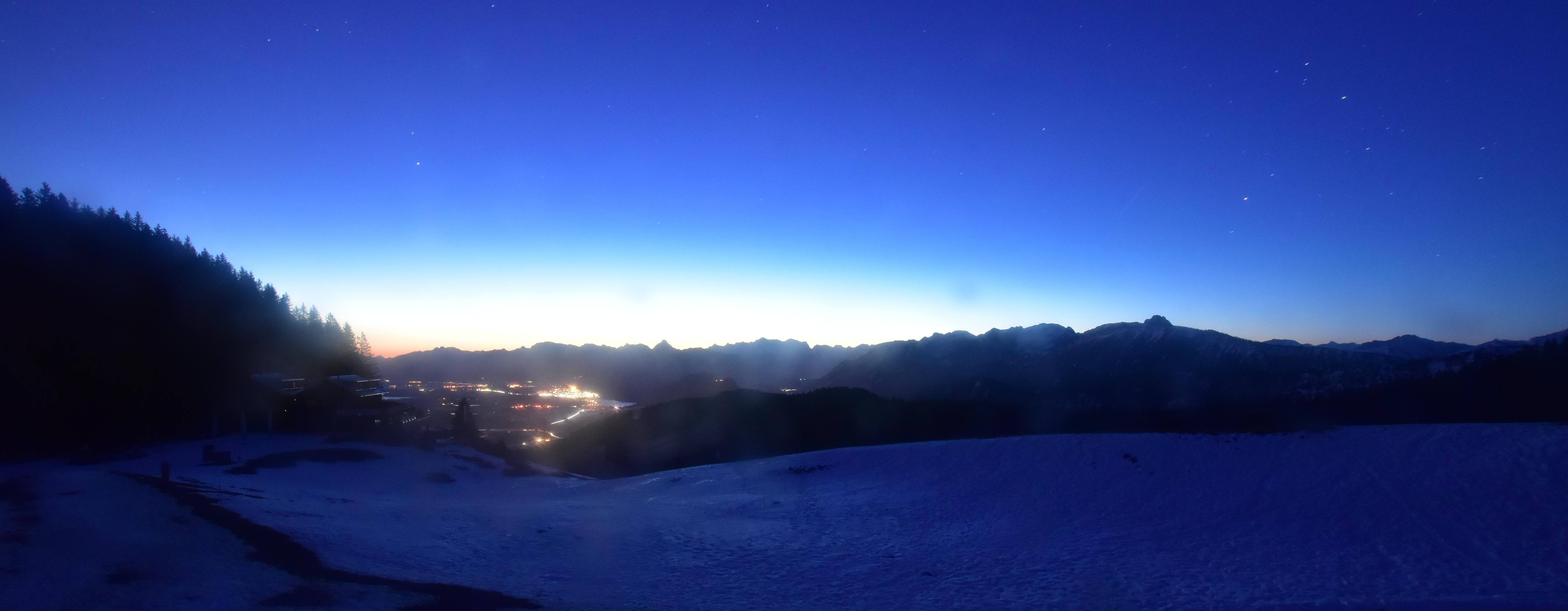 Archiv Foto Webcam Alpspitzbahn Nesselwang: Sportheim Böck