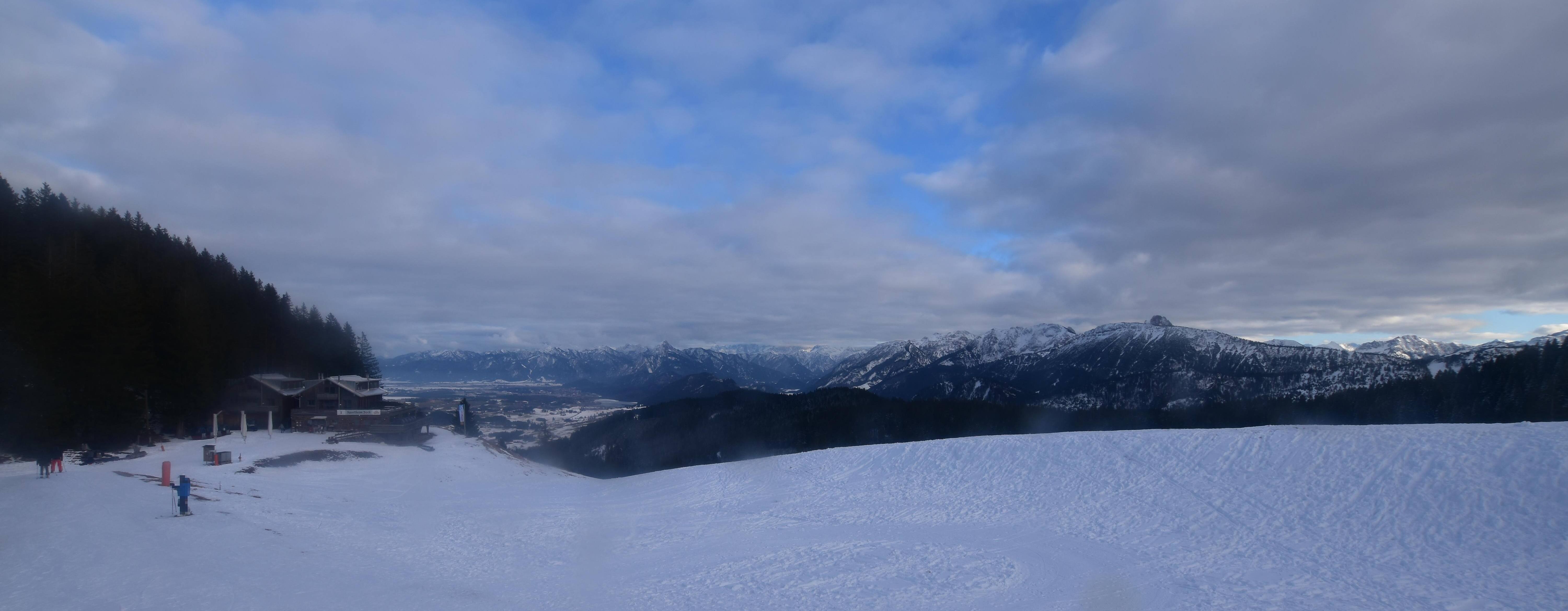 Archiv Foto Webcam Alpspitzbahn Nesselwang: Sportheim Böck