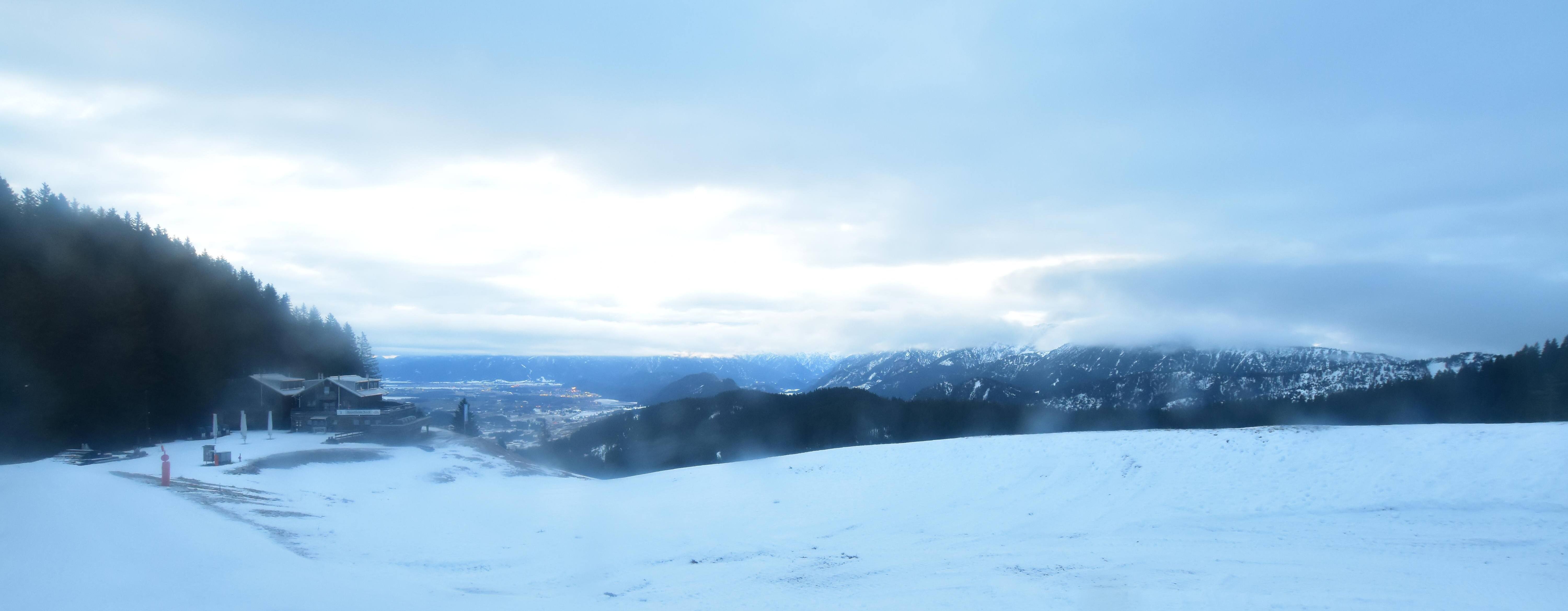 Archiv Foto Webcam Alpspitzbahn Nesselwang: Sportheim Böck