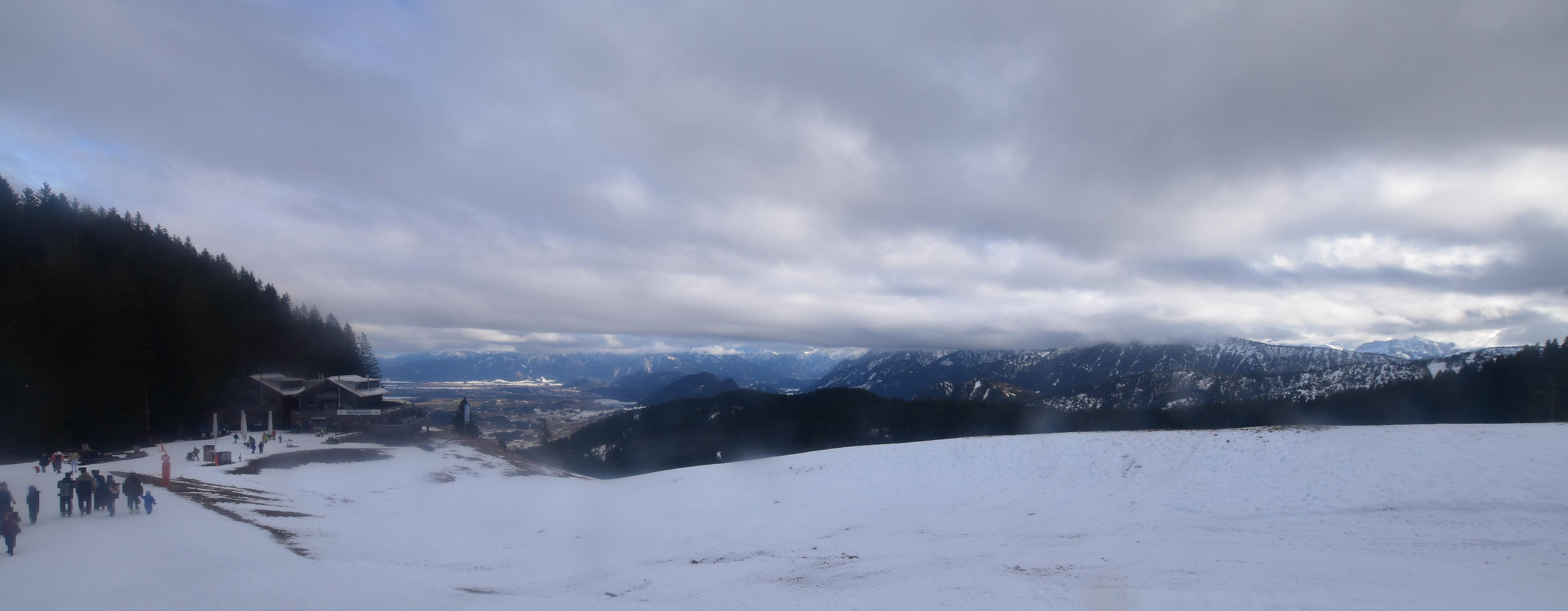 Archiv Foto Webcam Alpspitzbahn Nesselwang: Sportheim Böck