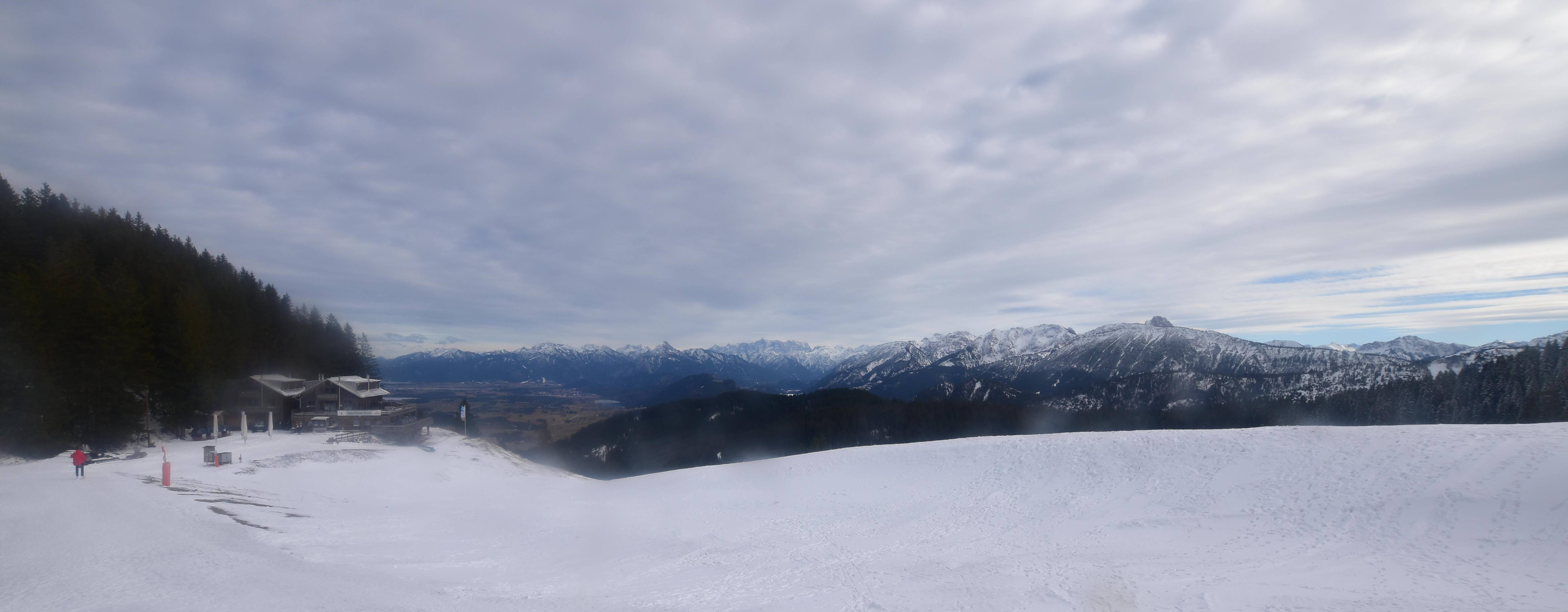 Archiv Foto Webcam Alpspitzbahn Nesselwang: Sportheim Böck