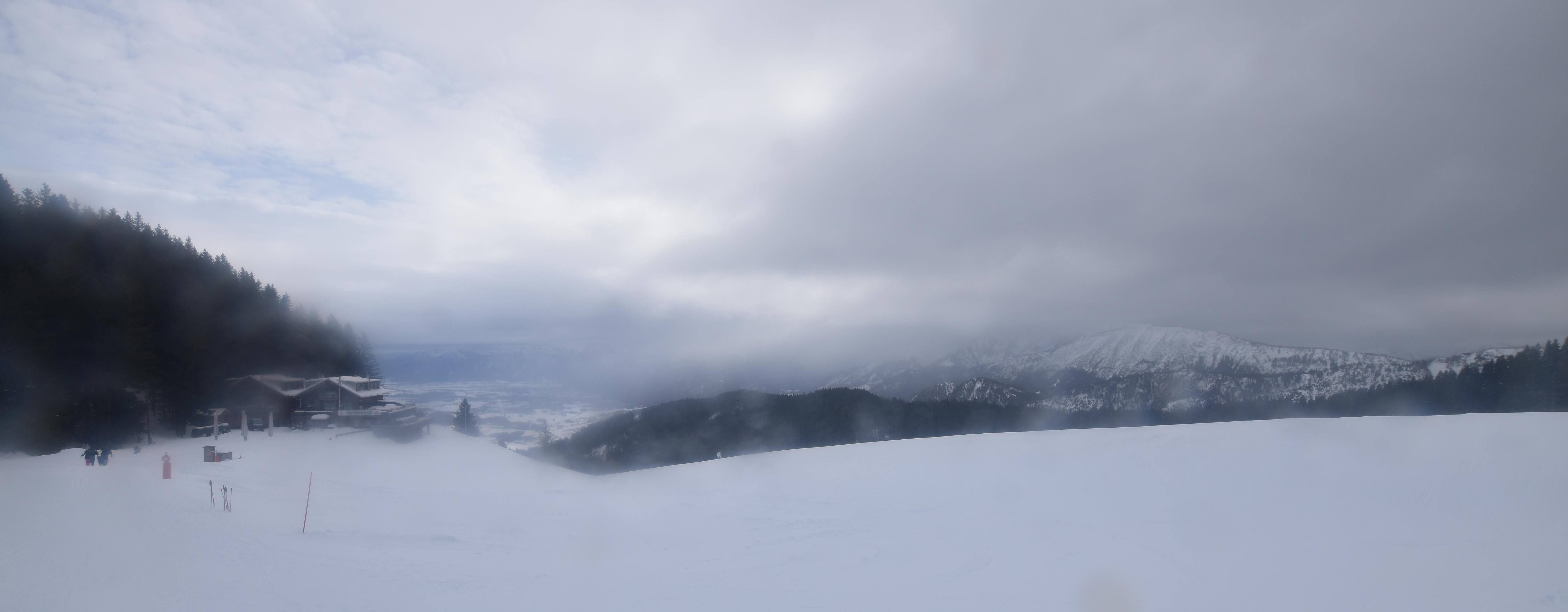 Archiv Foto Webcam Alpspitzbahn Nesselwang: Sportheim Böck