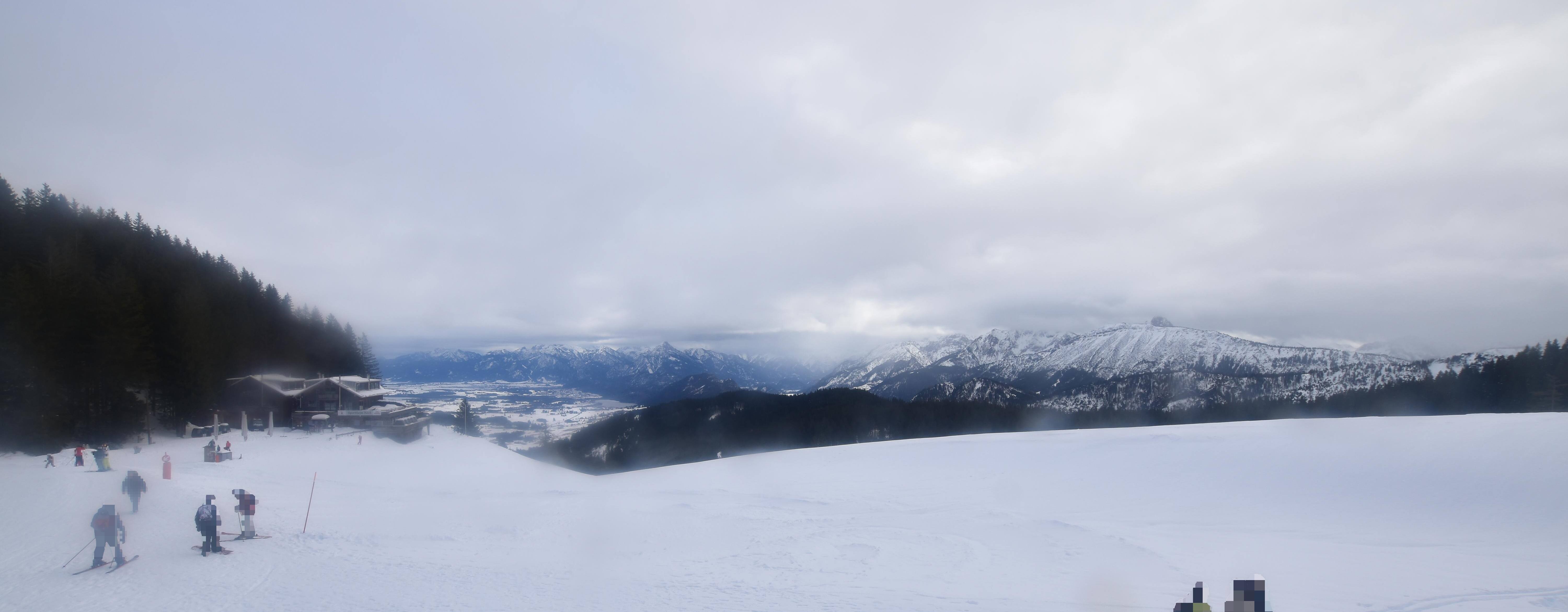 Archiv Foto Webcam Alpspitzbahn Nesselwang: Sportheim Böck