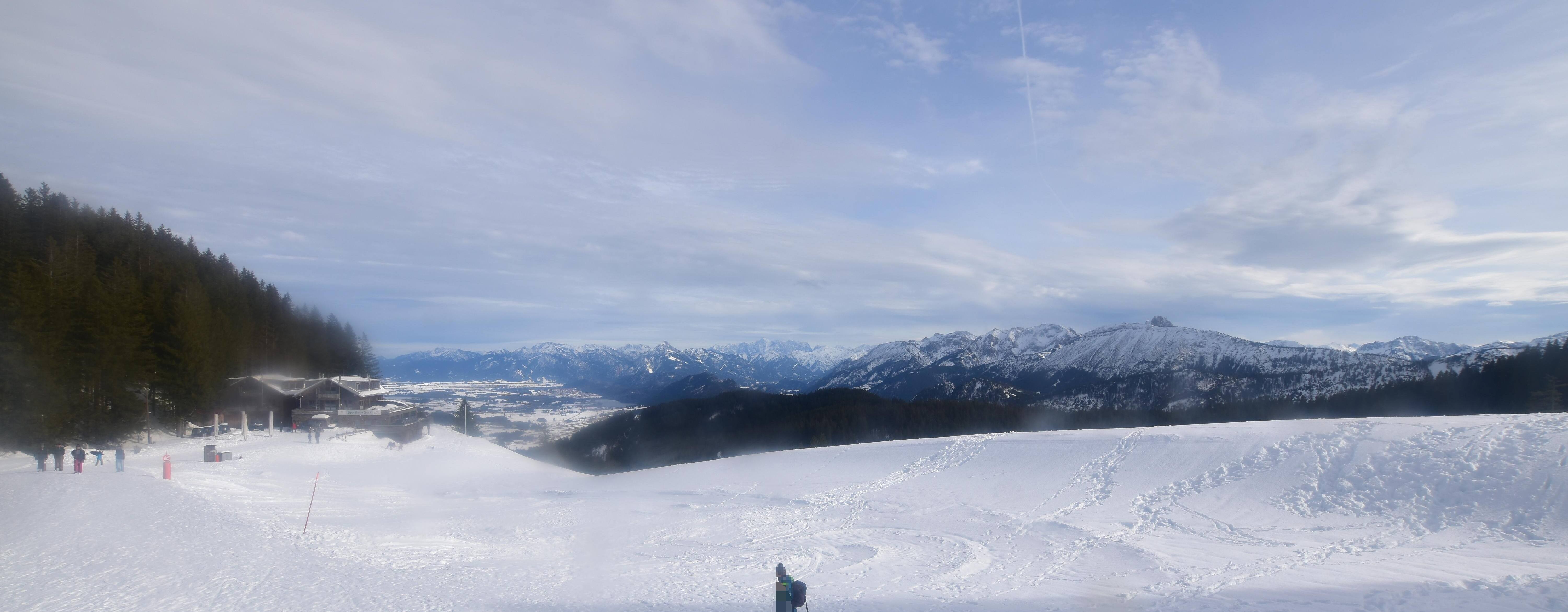 Archiv Foto Webcam Alpspitzbahn Nesselwang: Sportheim Böck