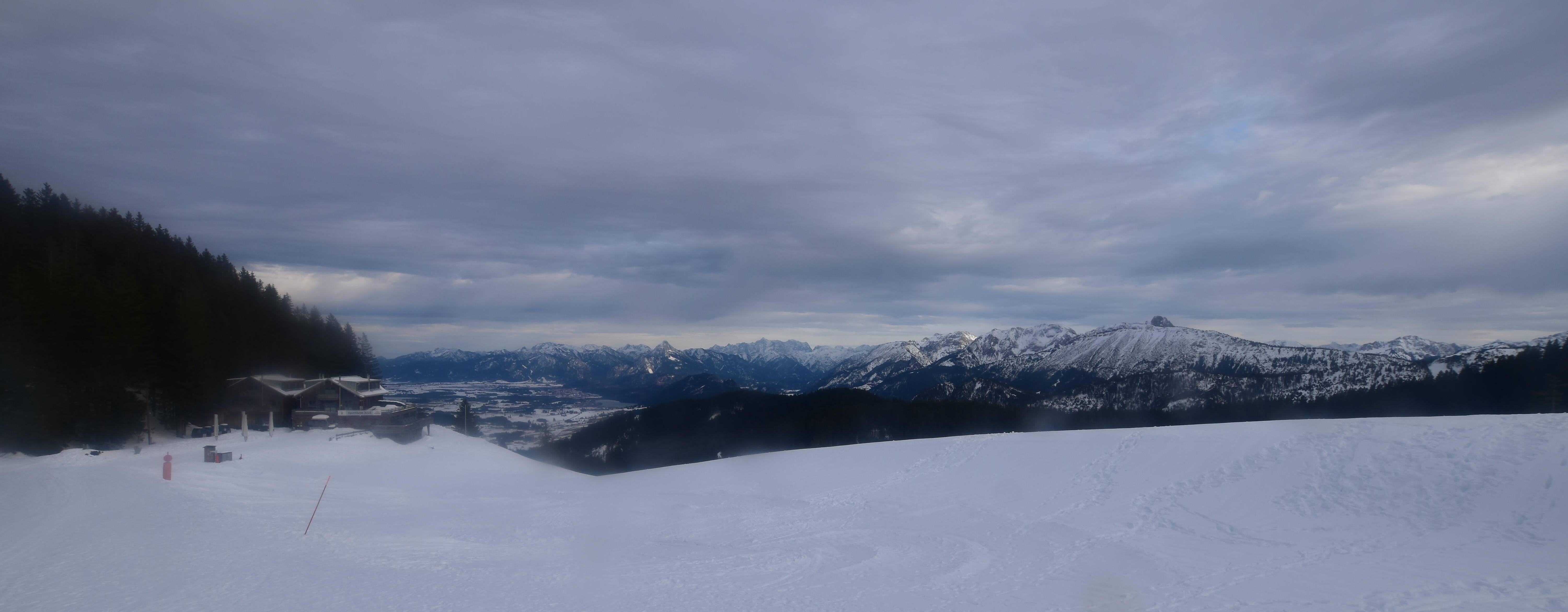Archiv Foto Webcam Alpspitzbahn Nesselwang: Sportheim Böck