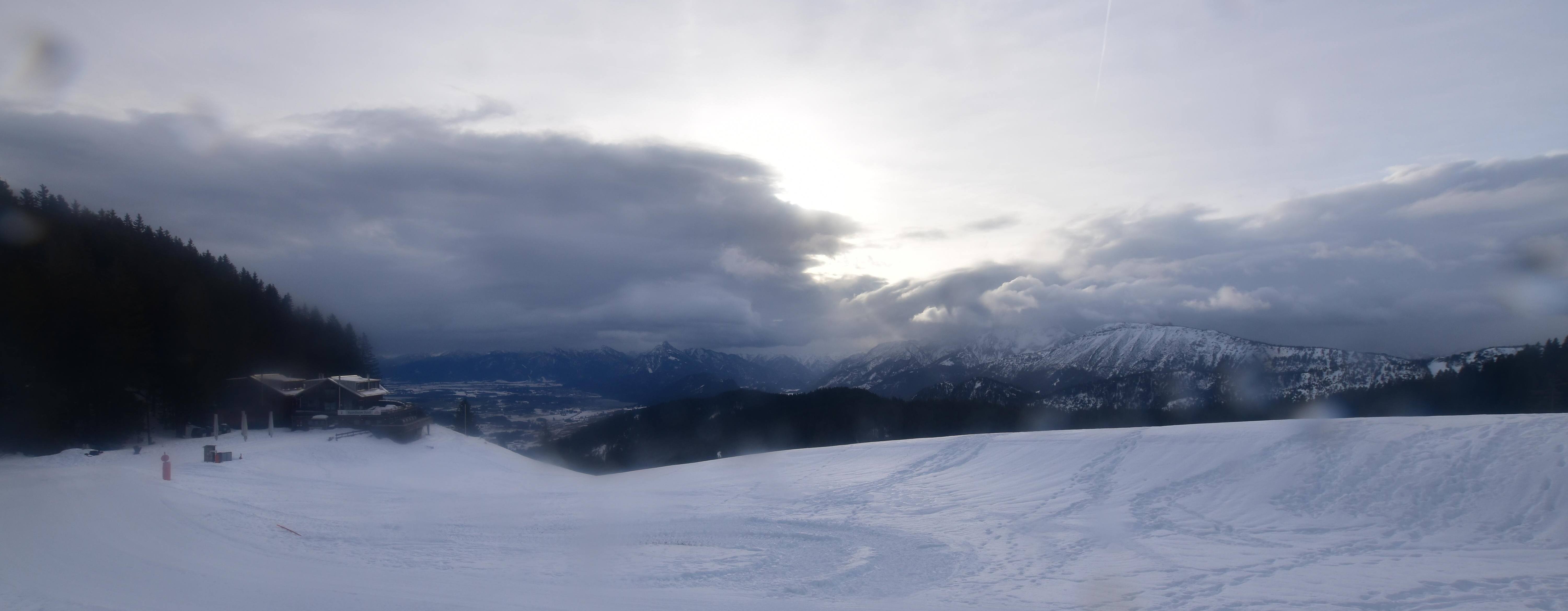 Archiv Foto Webcam Alpspitzbahn Nesselwang: Sportheim Böck