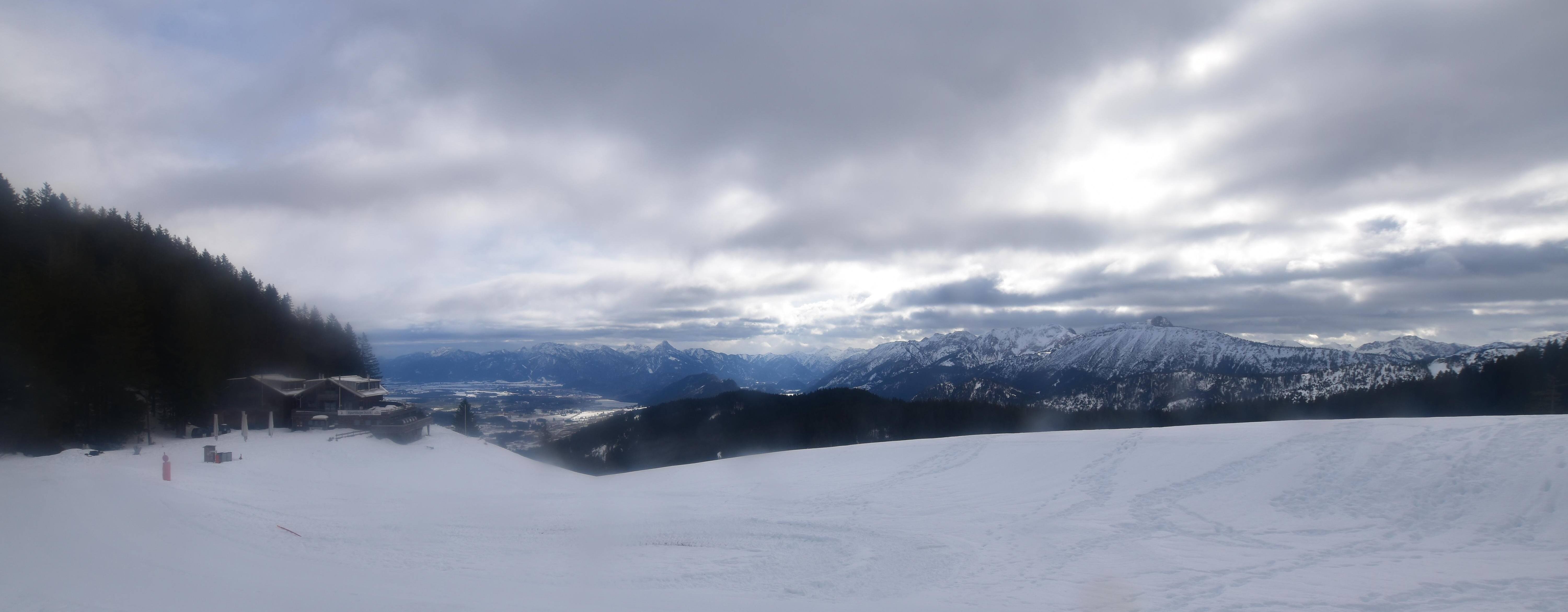 Archiv Foto Webcam Alpspitzbahn Nesselwang: Sportheim Böck