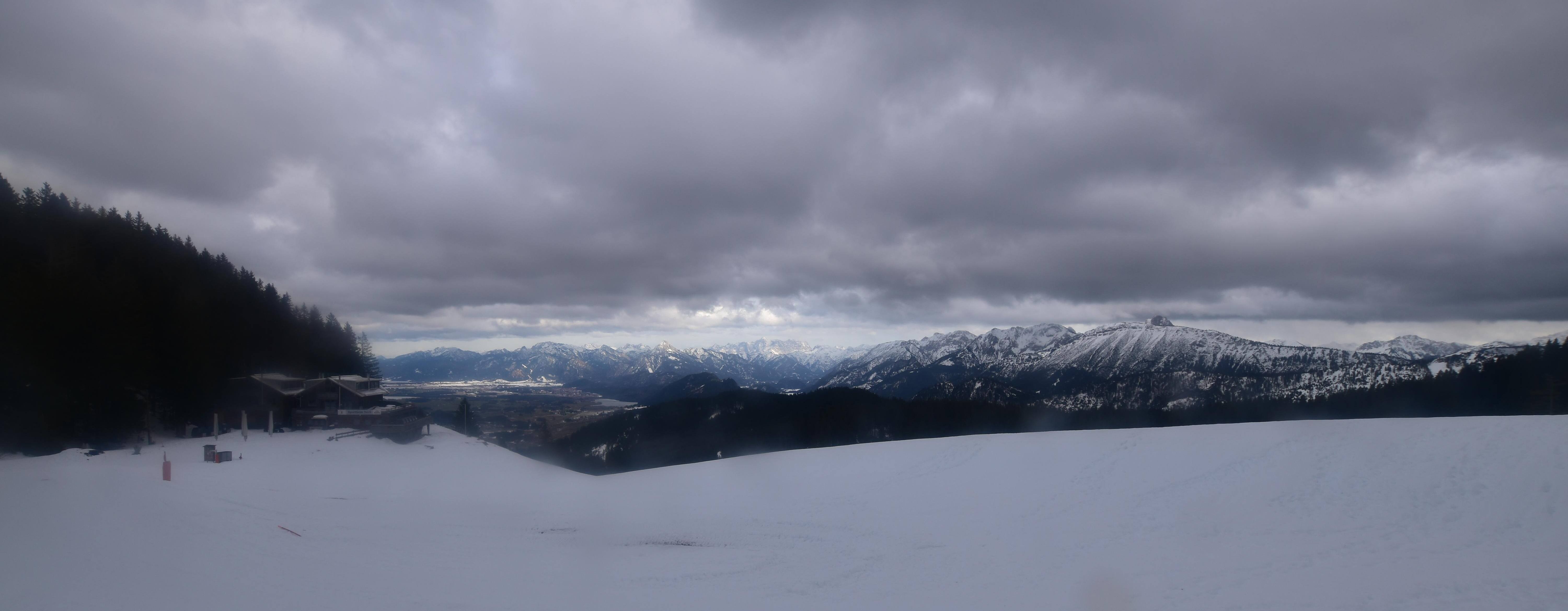 Archiv Foto Webcam Alpspitzbahn Nesselwang: Sportheim Böck