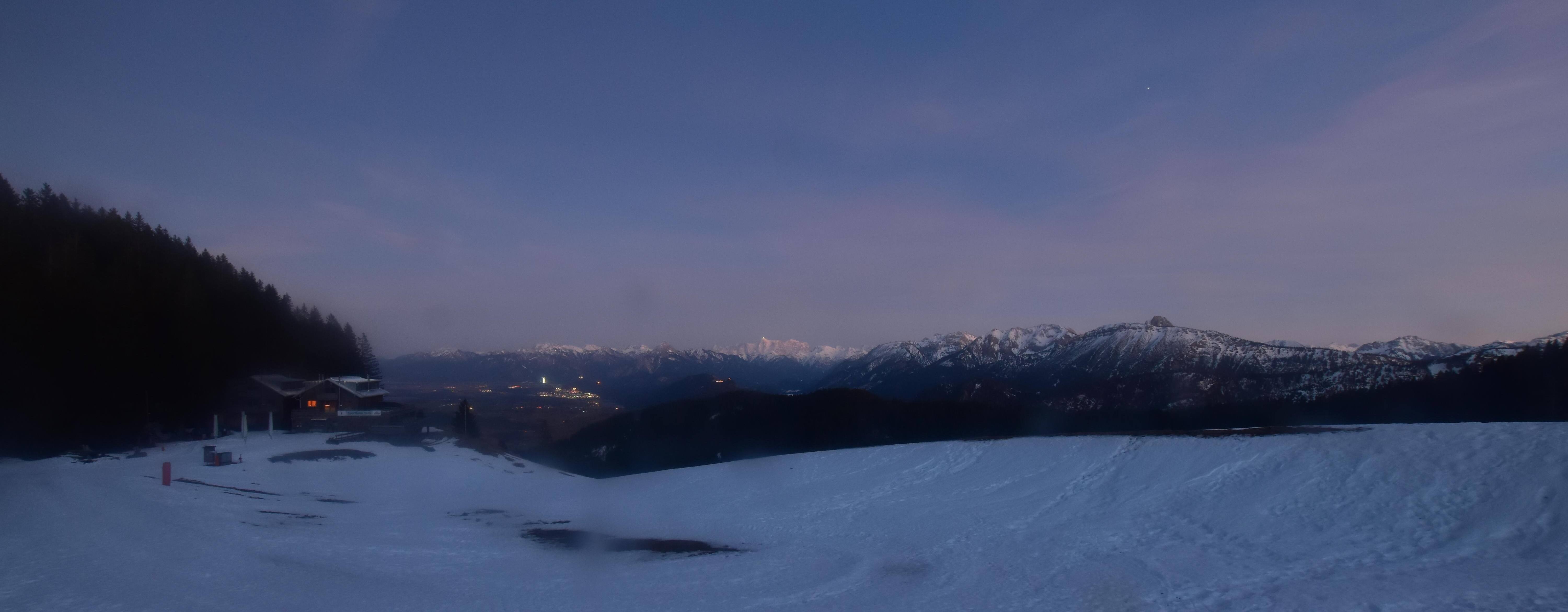 Archiv Foto Webcam Alpspitzbahn Nesselwang: Sportheim Böck