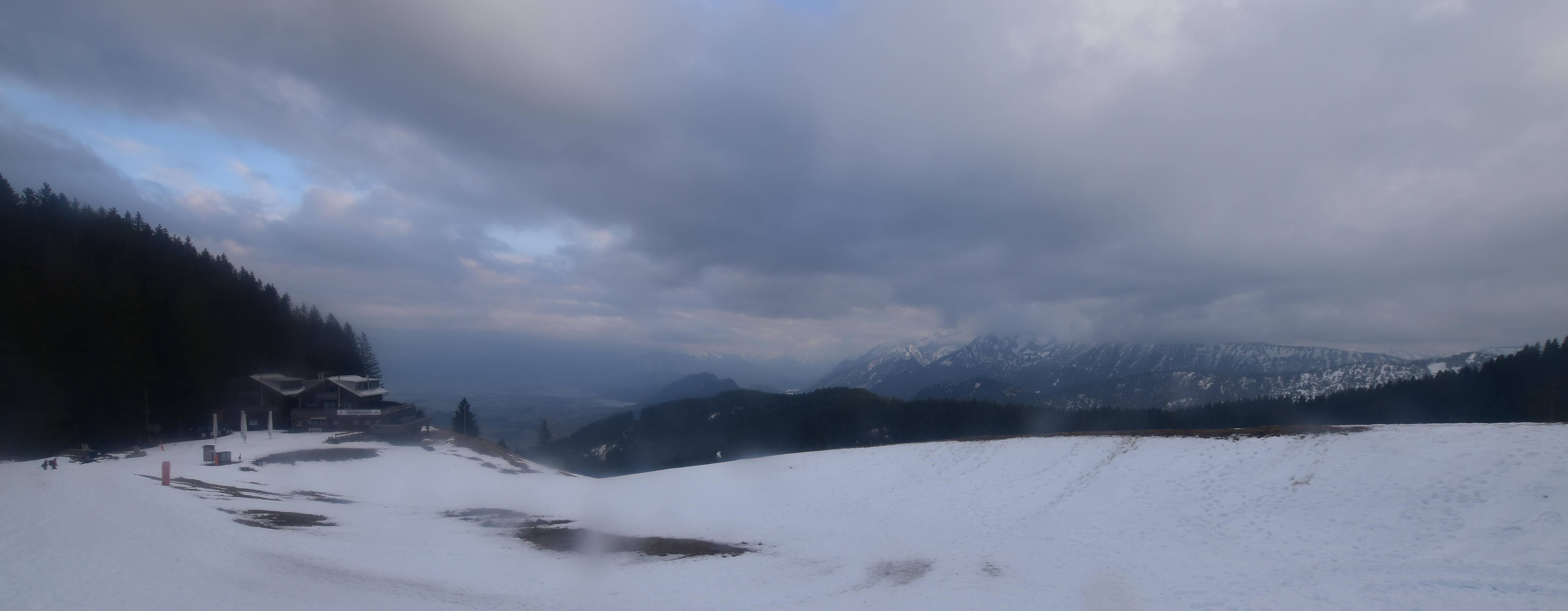 Archiv Foto Webcam Alpspitzbahn Nesselwang: Sportheim Böck