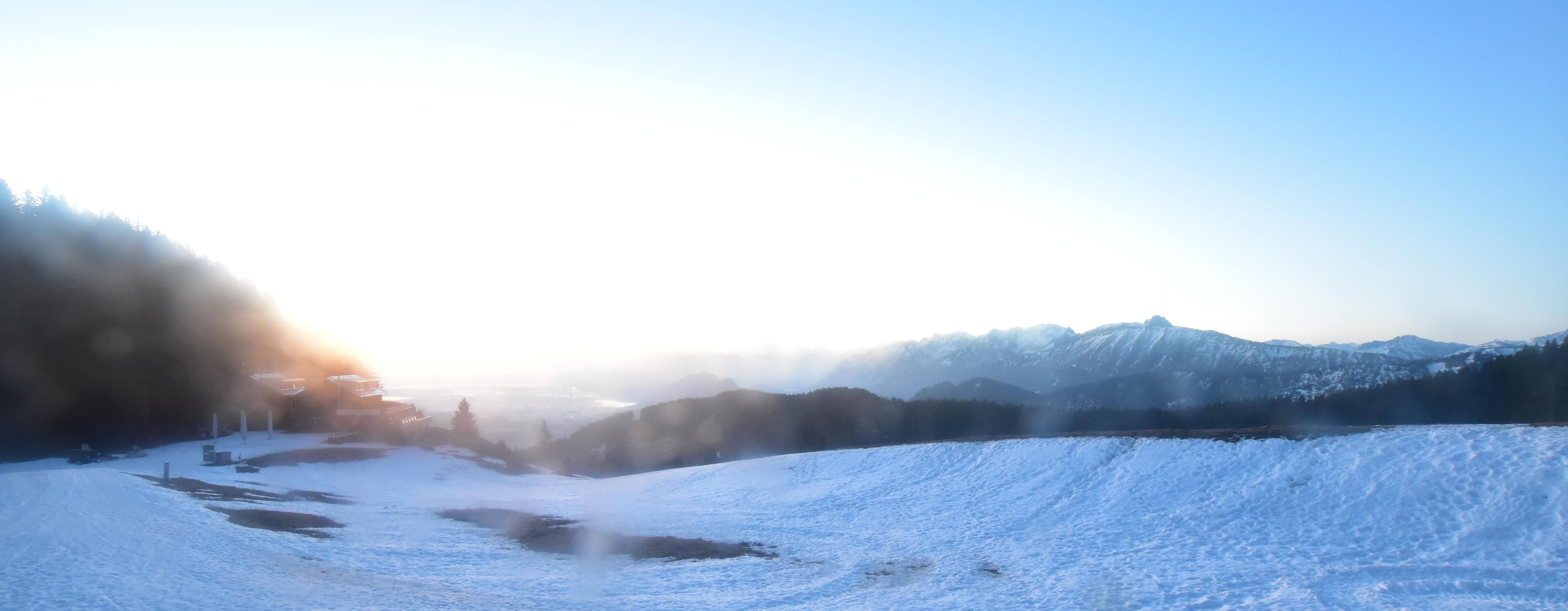 Archiv Foto Webcam Alpspitzbahn Nesselwang: Sportheim Böck