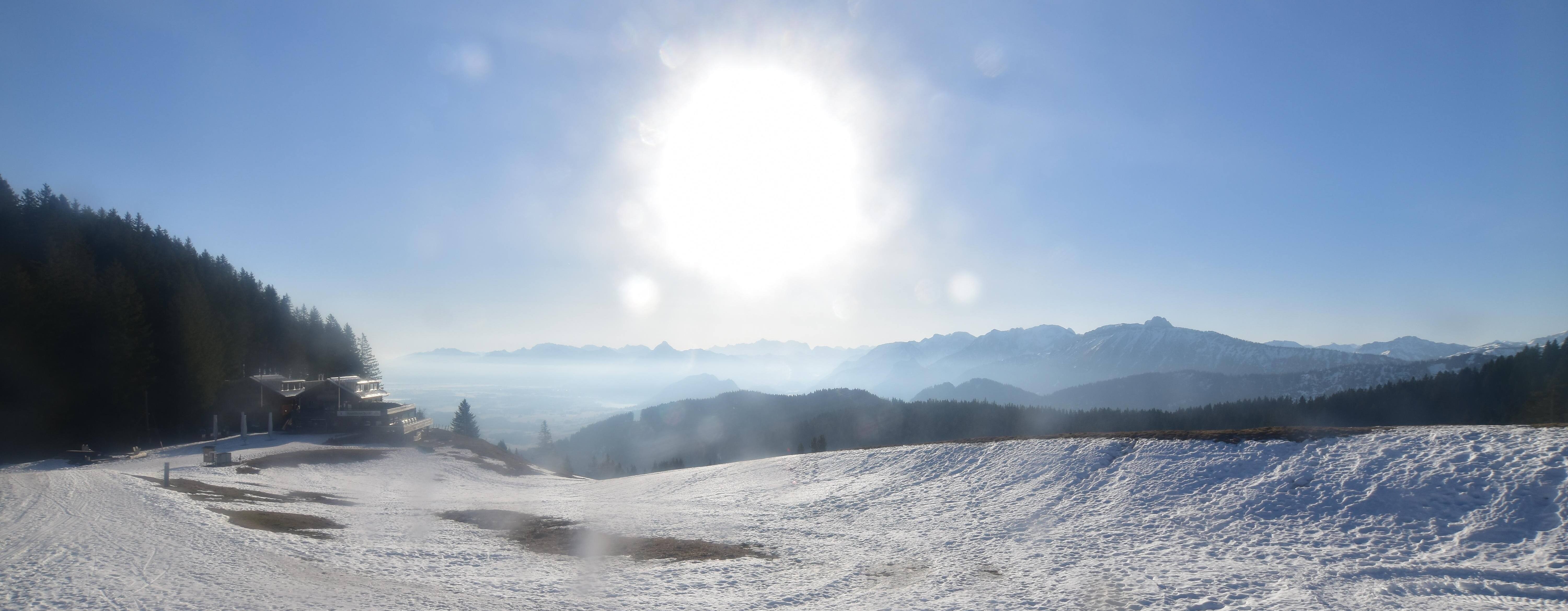 Archiv Foto Webcam Alpspitzbahn Nesselwang: Sportheim Böck