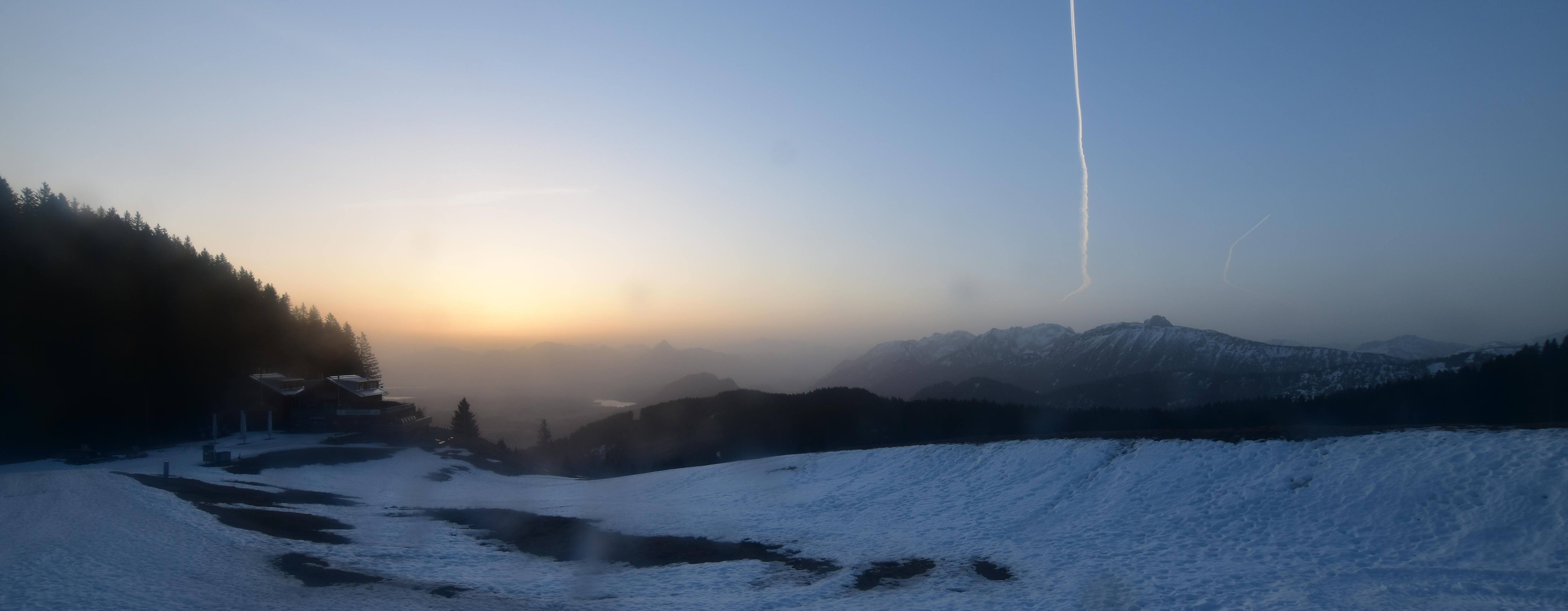 Archiv Foto Webcam Alpspitzbahn Nesselwang: Sportheim Böck