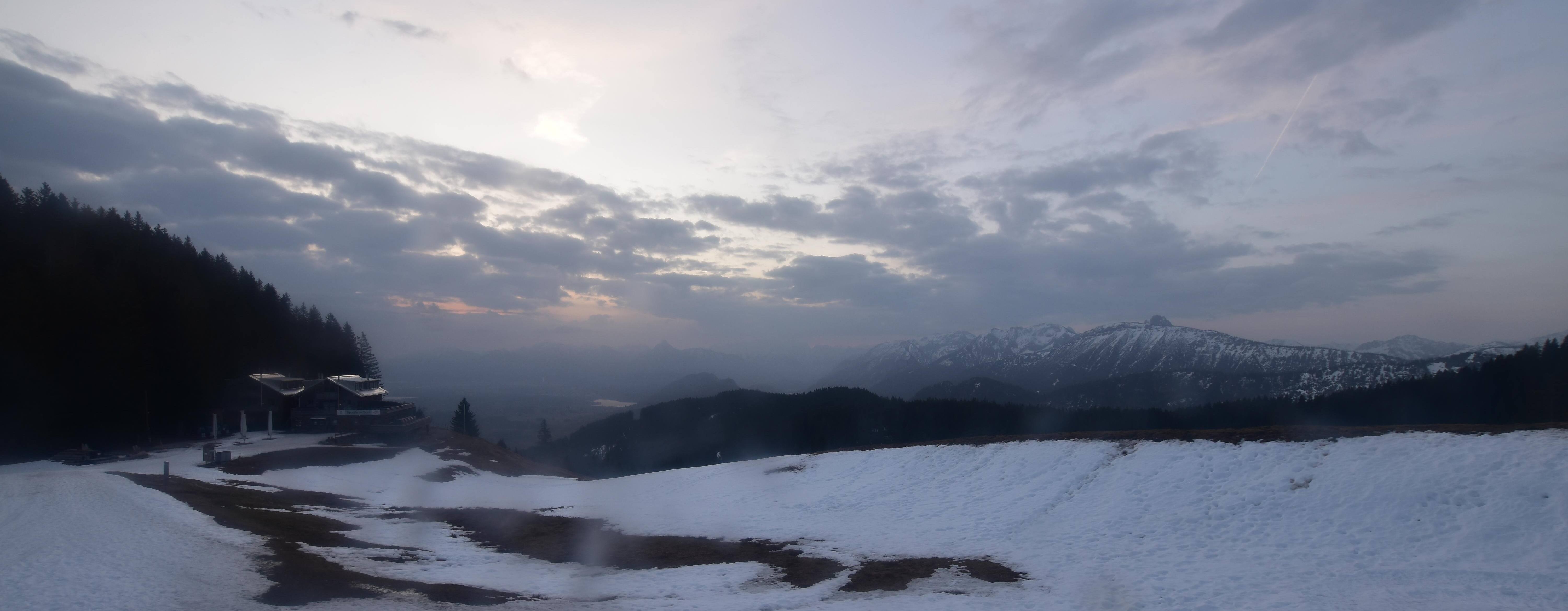 Archiv Foto Webcam Alpspitzbahn Nesselwang: Sportheim Böck