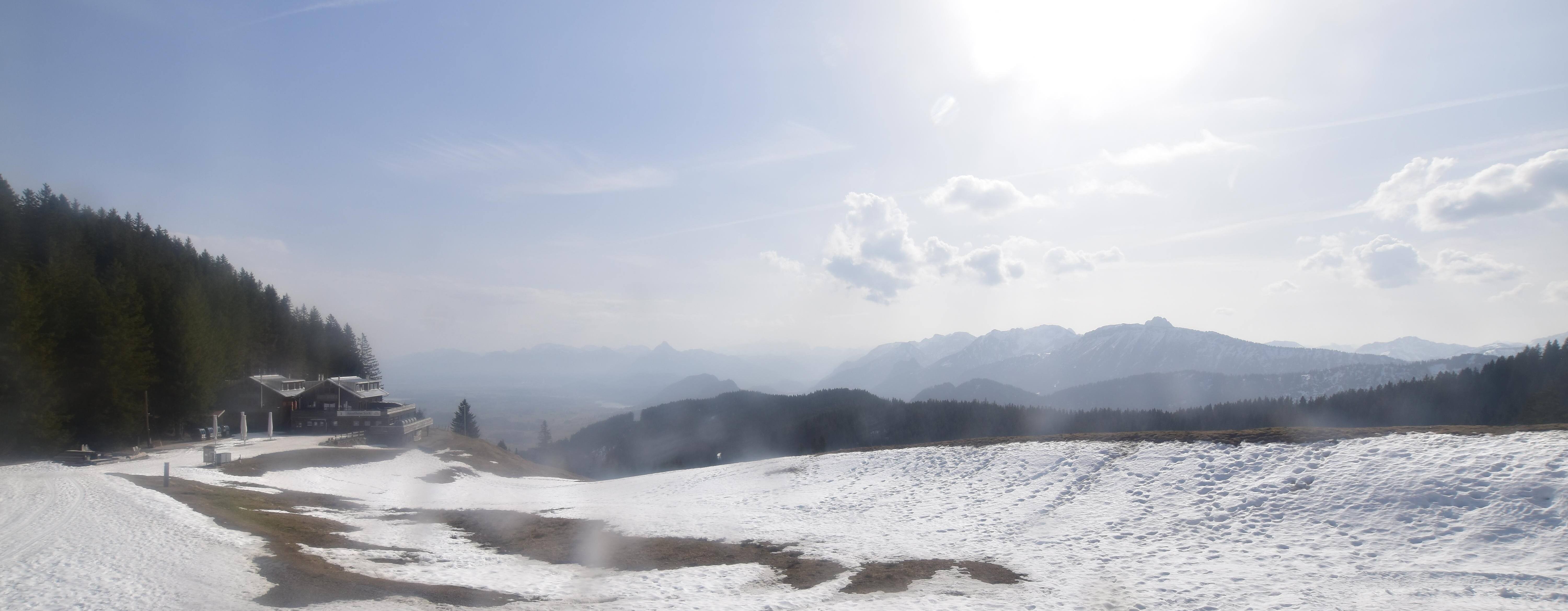 Archiv Foto Webcam Alpspitzbahn Nesselwang: Sportheim Böck