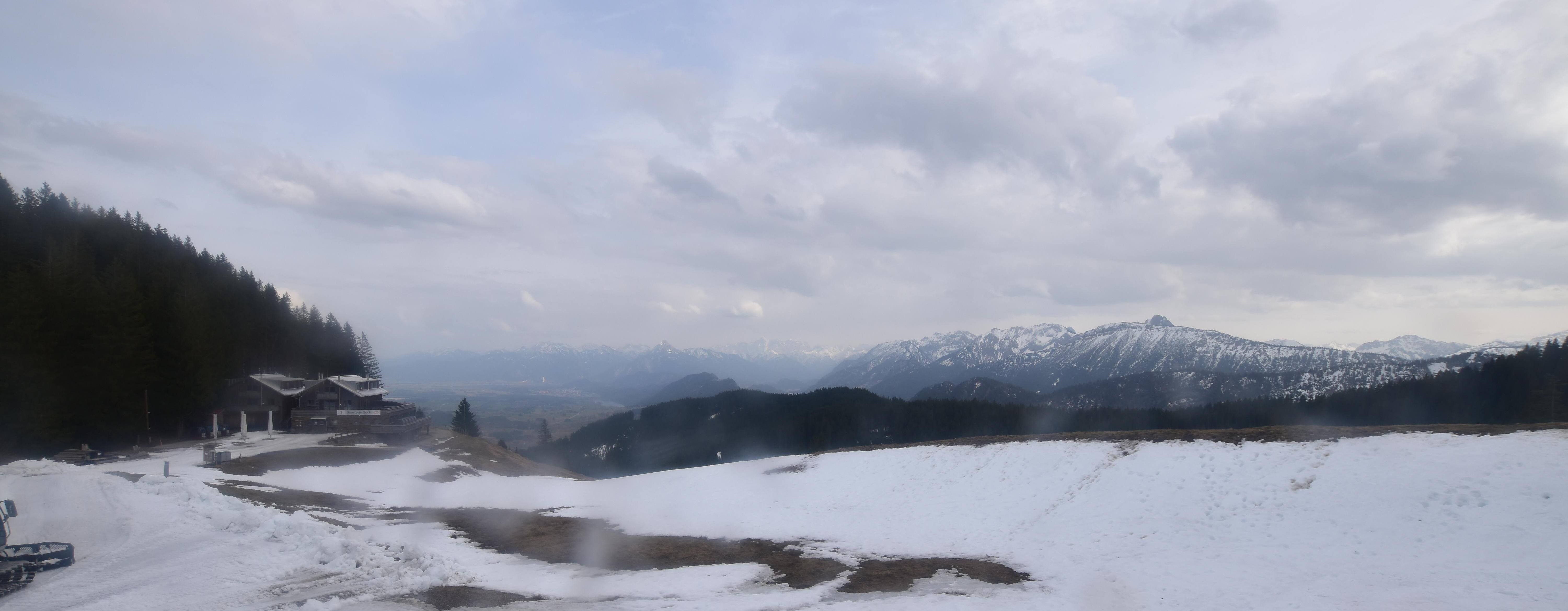 Archiv Foto Webcam Alpspitzbahn Nesselwang: Sportheim Böck